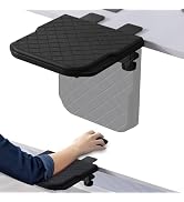 CABTE Arm Rest for Desk, 90°Foldable Computer Wrist Rest Shelf | Ergonomic Sturdy Desk Extender, ...