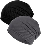Haakong Running Caps for Men Women Fashion Breathable Summer Beanie Skull Cap for Running Cycling...