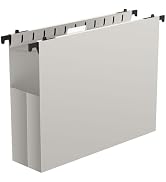 Shutex Extra Capacity Plastic Hanging File Folders,12 Pack Reinforced Expanding Hang Folder Lette...