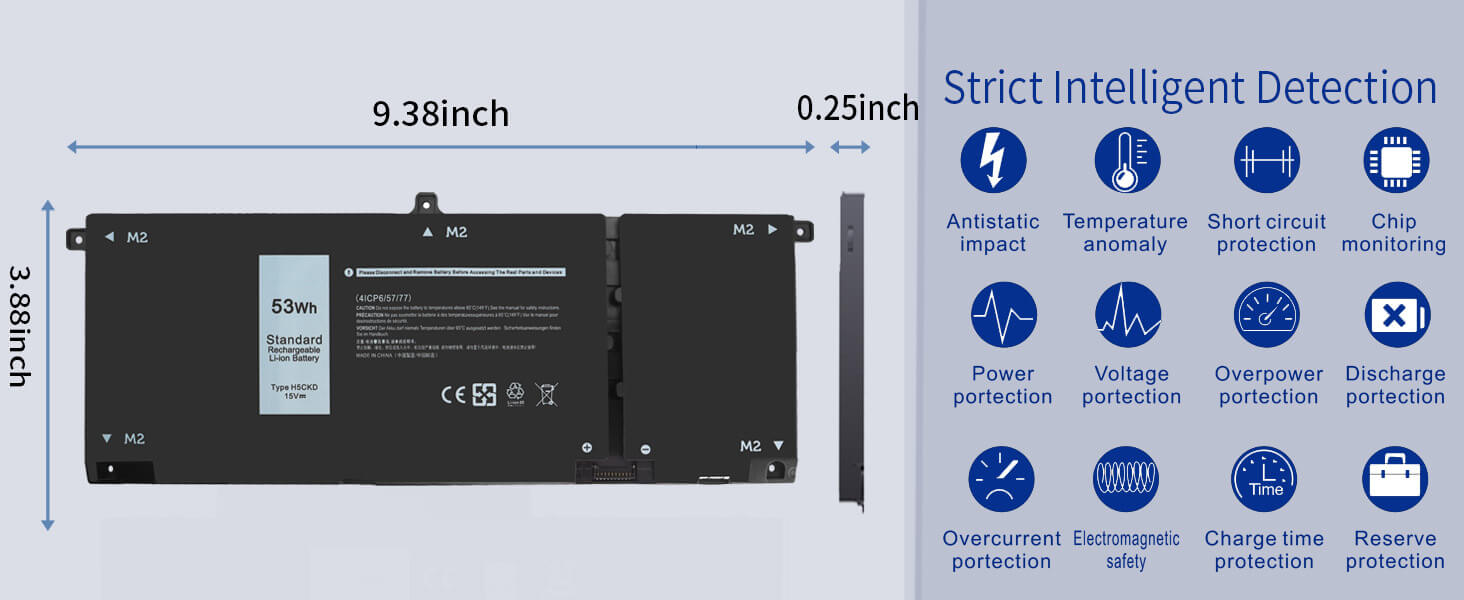 dell h5ckd 53wh battery
