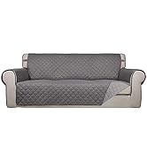 PureFit Reversible Quilted Sofa Cover, Water Resistant Slipcover Furniture Protector, Washable Co...
