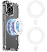 KALAPOP for Strong Magsafe Magnet Sticker,2Pack,Magnetic Adapter Ring for Phone Cases,Mag Safe Ac...