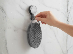 wet silicone body scrubber for shower