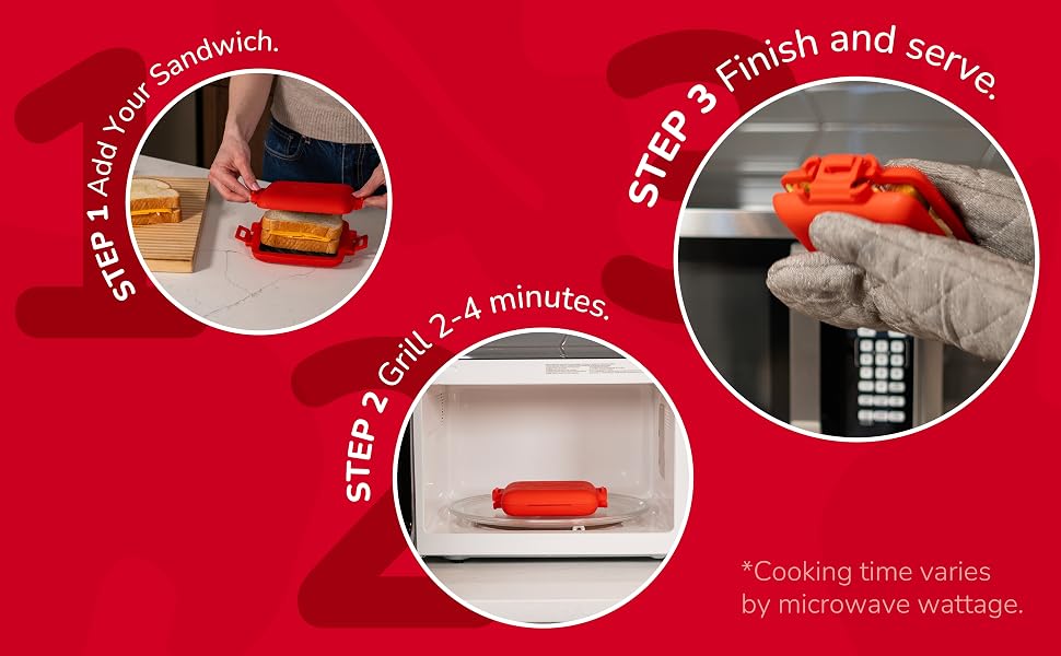 sandwich in micro grill classic, classic in microwave, sandwich ready
