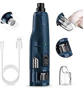 Casfuy Dog Nail Grinder Quiet - (45db)6-Speed Pet Nail Grinder with 2 LED Lights for Large Medium...