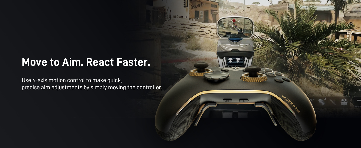 vader 5 pro pc controller Gyro funtion