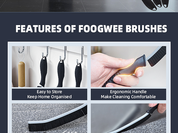 Hard Bristle Crevice Cleaning Brush