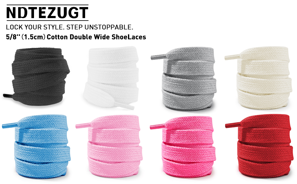 15mm fat shoelaces