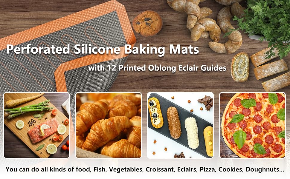 Perforated Silicone Baking Mats