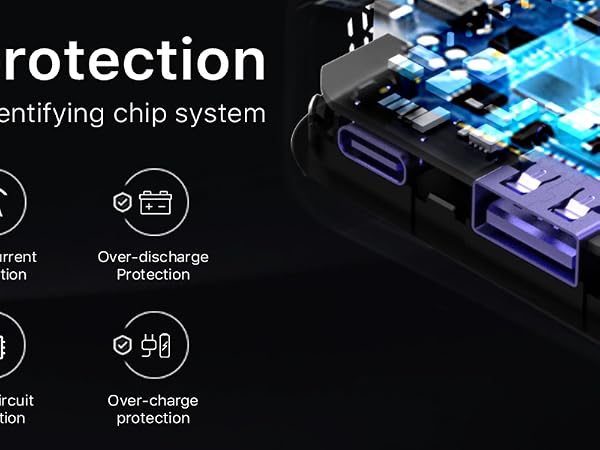 Type c battery pack phone battery bank external battery power bank cell phone charger power bank