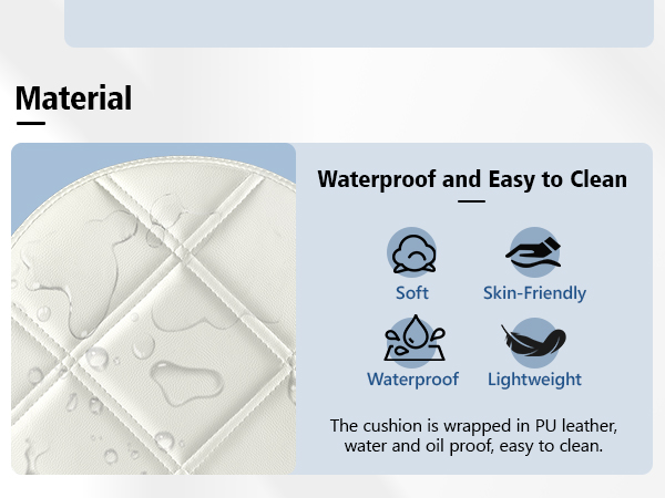 Waterproof and easy to clean