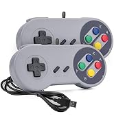 Rii Game Controller, Retro USB Controller for PC Gaming, Super Classic Wired Game Emulator Contro...