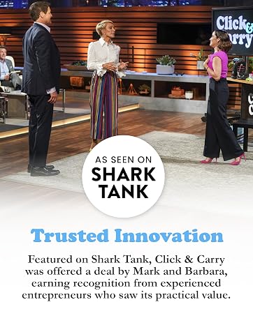 Click and Carry Grocery Bag Holder, Grocery Bag Carrier Handle, Shark Tank Products