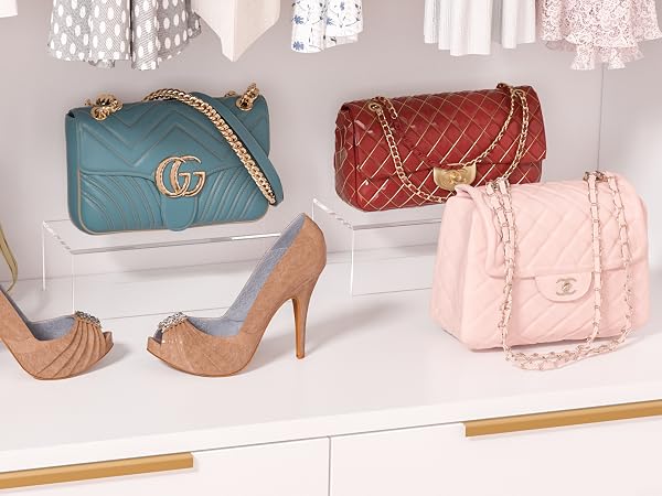 Display Risers for Shoes and Bags