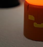 WANIDEA Cute Ghost Night Light, Two Modes Warm Yellow Light and Candlelight, Night Light for Kids...