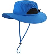 Connectyle Kids Sun Hat Wide Brim Fishing Safari Hat UPF 50 Protection Bucket Hats for Boys Girls...