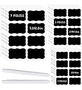 120pcs Chalkboard Labels for Storage Bins, Chalk Labels for Containers, Waterproof Mason Jar Labe...