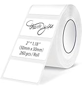 Rongta Label Tape for R22, Labels/Roll, Standard Laminated Thermal Label Tape, Waterproof, Oil-Pr...