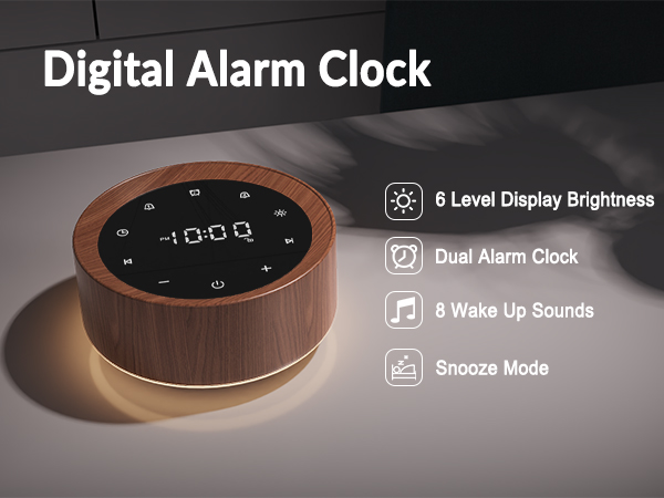 WHITE NOISE ALARM CLOCK