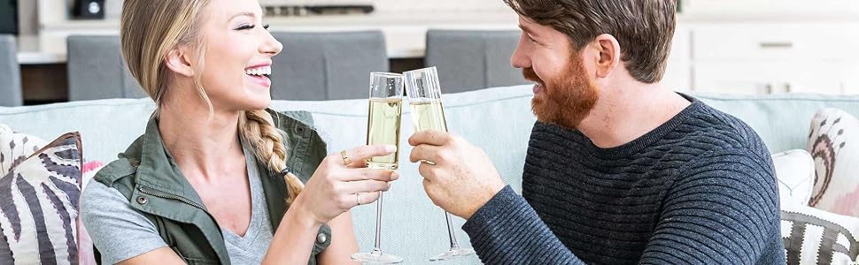kloveo waf champagne stoppers bubbly fizz glasses flutes sparkling wine prosecco cava