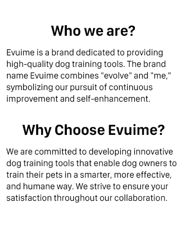 Evuime dog training collar
