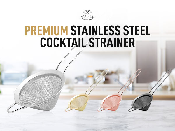 Premium Stainless Steel Strainer