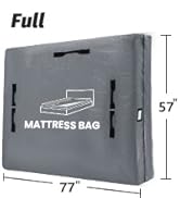 Mattress Bags for Moving and Storage, BETU Full Size Waterproof Mattress Protector Mattress Cover...