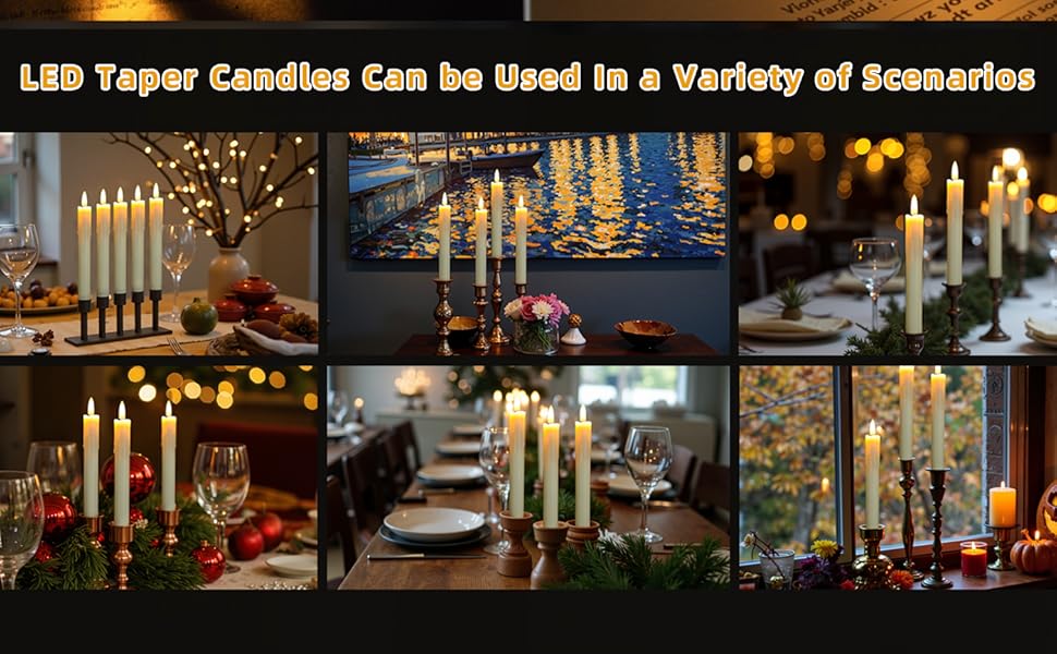 candle sticks battery powered
