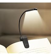 Hoxutym Rechargeable 20 LED Reading Book Light - Energy Saving with Extended 50Hrs Runtime, Eye C...