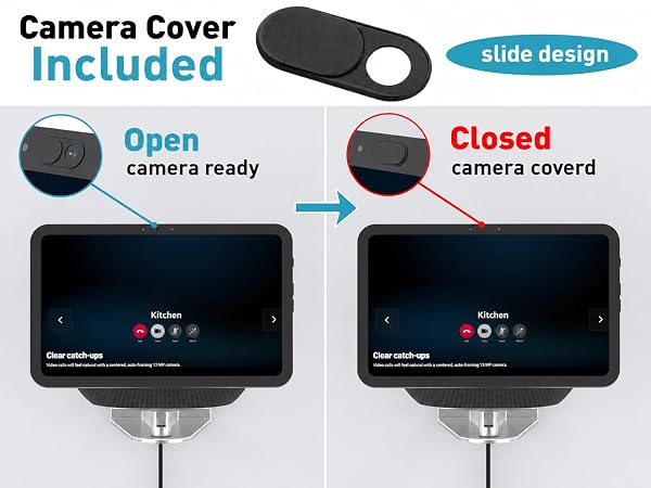W11-3 Silver Echo show 8 & 11 wall mount-4
