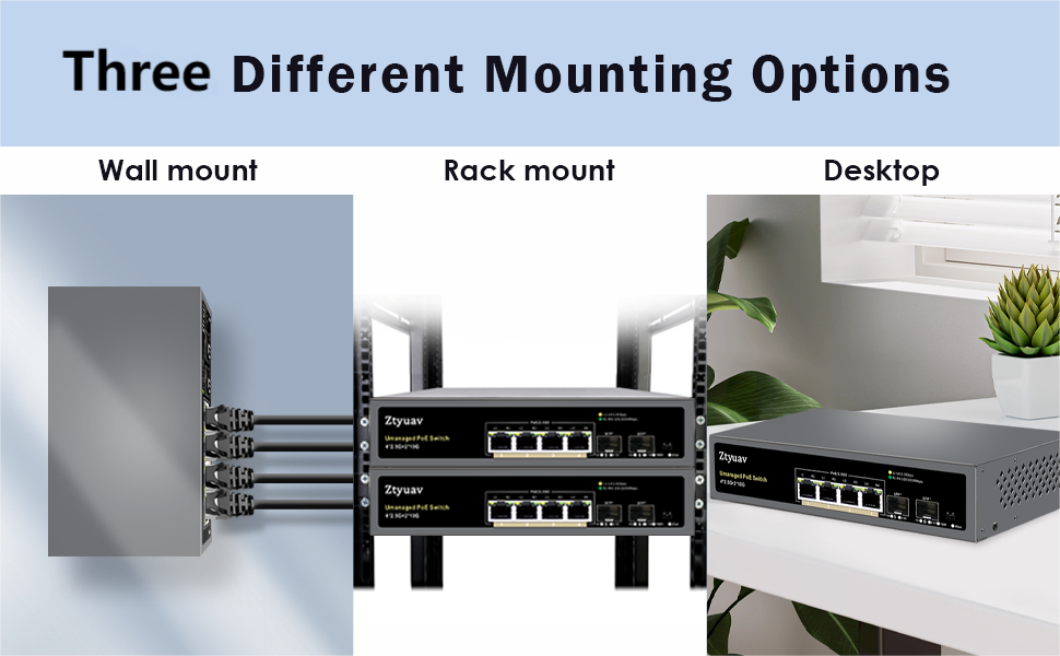 4 port 2.5Gb PoE Switch