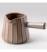 YHOJOY Espresso Cup, Ceramic Espresso Measuring Cup with Handle, Expresso Shots Cups with Spout, ...
