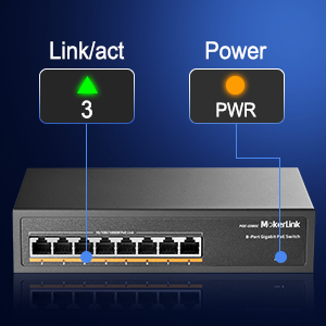 8 port gigabit poe switch