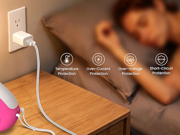 Strong Magnetic Hold Charging: Equipped with high-strength magnets to lock your device