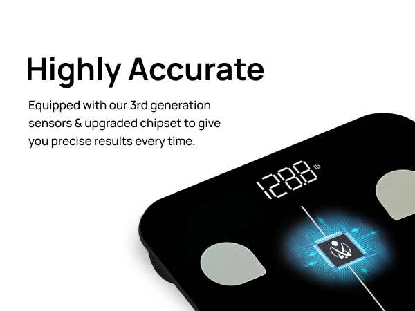 I-BF003 - Bluetooth Smart Body Fat Scale - Premium A+ - mobile