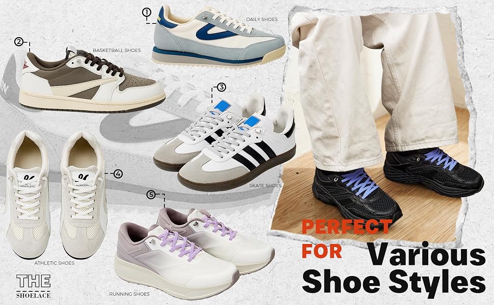 no tie elastic shoe laces, far away from tying shoelaces