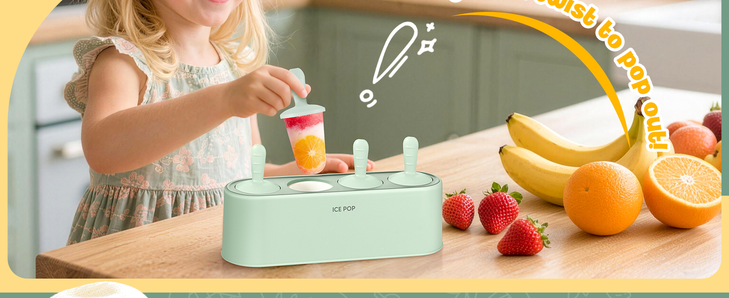 easy to pop out the popsicle