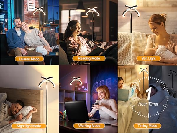 Living Room Lamps with Preset Scene Modes