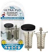 Drain Buddy Ultra Flo- 2 in 1 Bathroom Sink Stopper & Hair Catcher W/Patented Pull Clean Technolo...