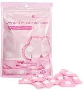 Classycoo Compressed Towel 100 PCS Mini Tablets Disposable Portable Face Towel Cotton Coin Tissue...