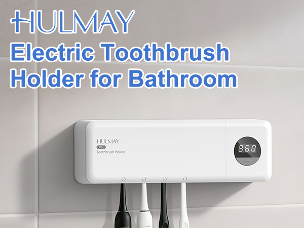 electric toothbrush holder for bathroom