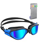OMID Kids Swim Goggles, P2mini Polarized Swimming Goggles Comfortable for Age 6-14