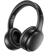 Bingozones A10 Hybrid Active Noise Cancelling Headphones, Wireless Headphones with Microphone, Bl...