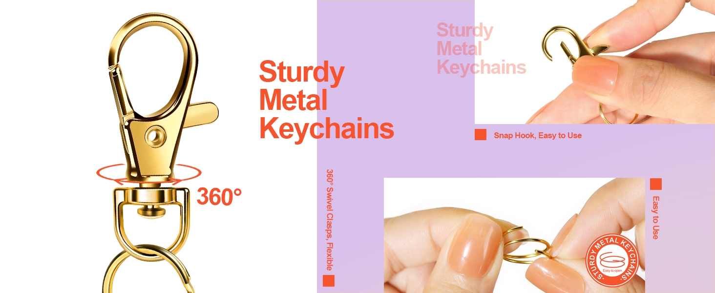 Well Crafted Gold Keychains