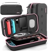 Switch OLED Carrying Case Compatible with Nintendo Switch & OLED, Portable Switch Travel Carry Ca...