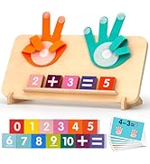 MOTREE Preschool Learning Toys for Toddlers 2-4, Educational Math manipulatives Number Counting B...