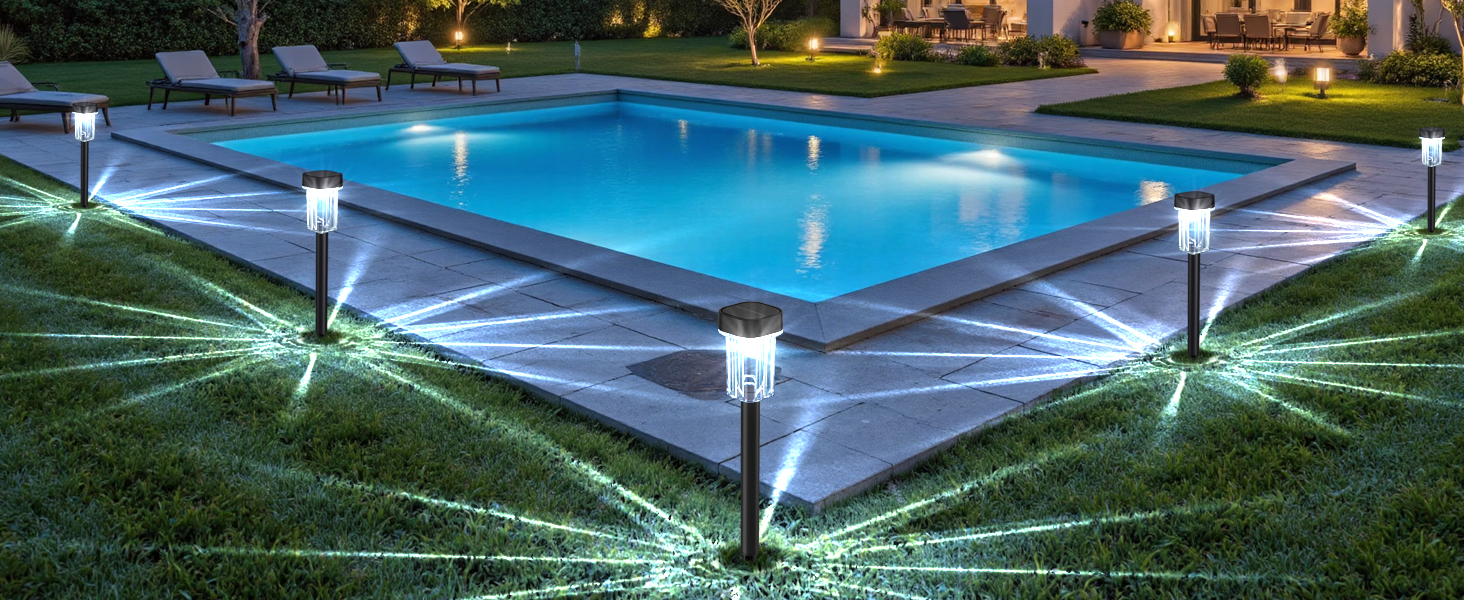 Solar path lights outdoor