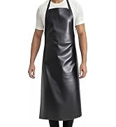 GoldPig Heavy-Duty Waterproof Apron, Chemical Resistant Rubber Vinyl for Industrial, Lab, Kitchen...