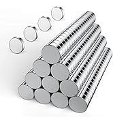 200PCS Refrigerator Magnets, 5×2MM Small Round Rare Earth Neodymium Magnets, Fridge Magnets, Offi...