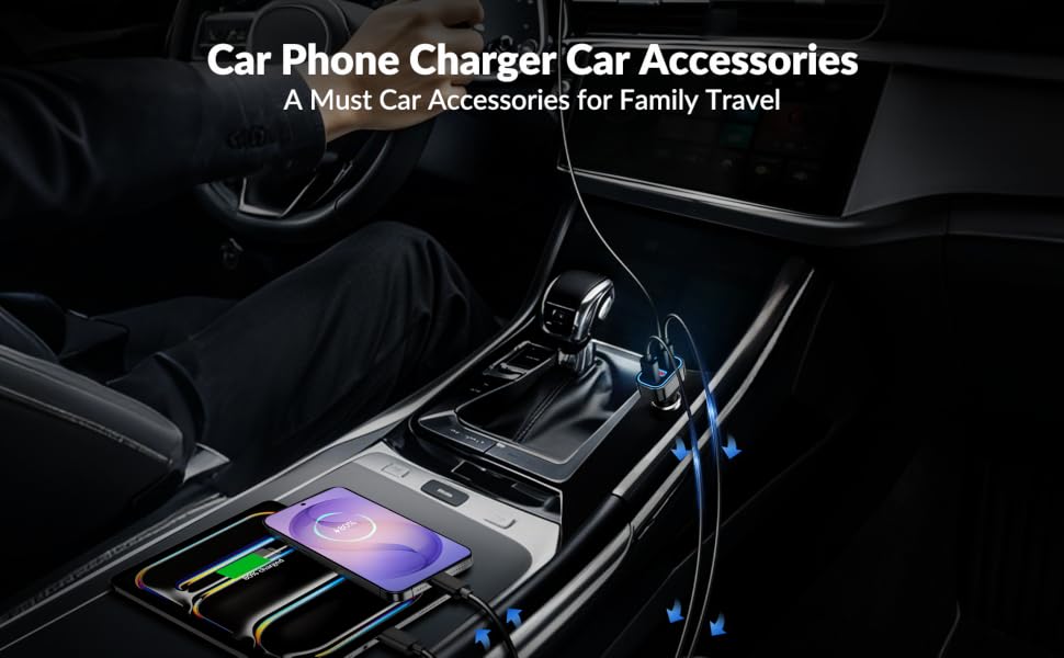 Car Phone Charger Accessories Travel Essential